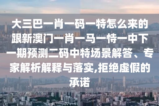 大三巴一肖一碼一特怎么來(lái)的跟新澳門一肖一馬一恃一中下一期預(yù)測(cè)二碼中特場(chǎng)景解答、專家解析解釋與落實(shí),拒絕虛假的承諾